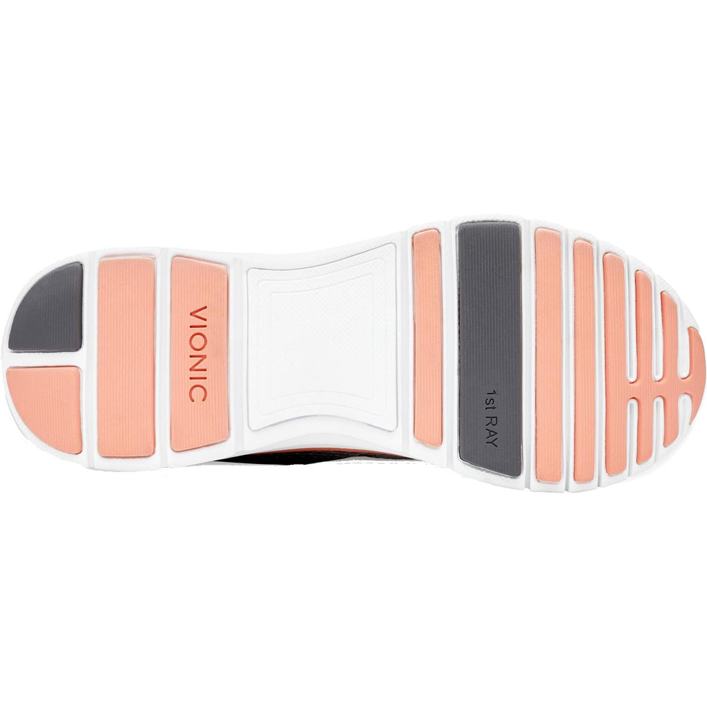 Vionic Elation 10 Women's Walking Shoes Grey/Coral Synthetic Mesh