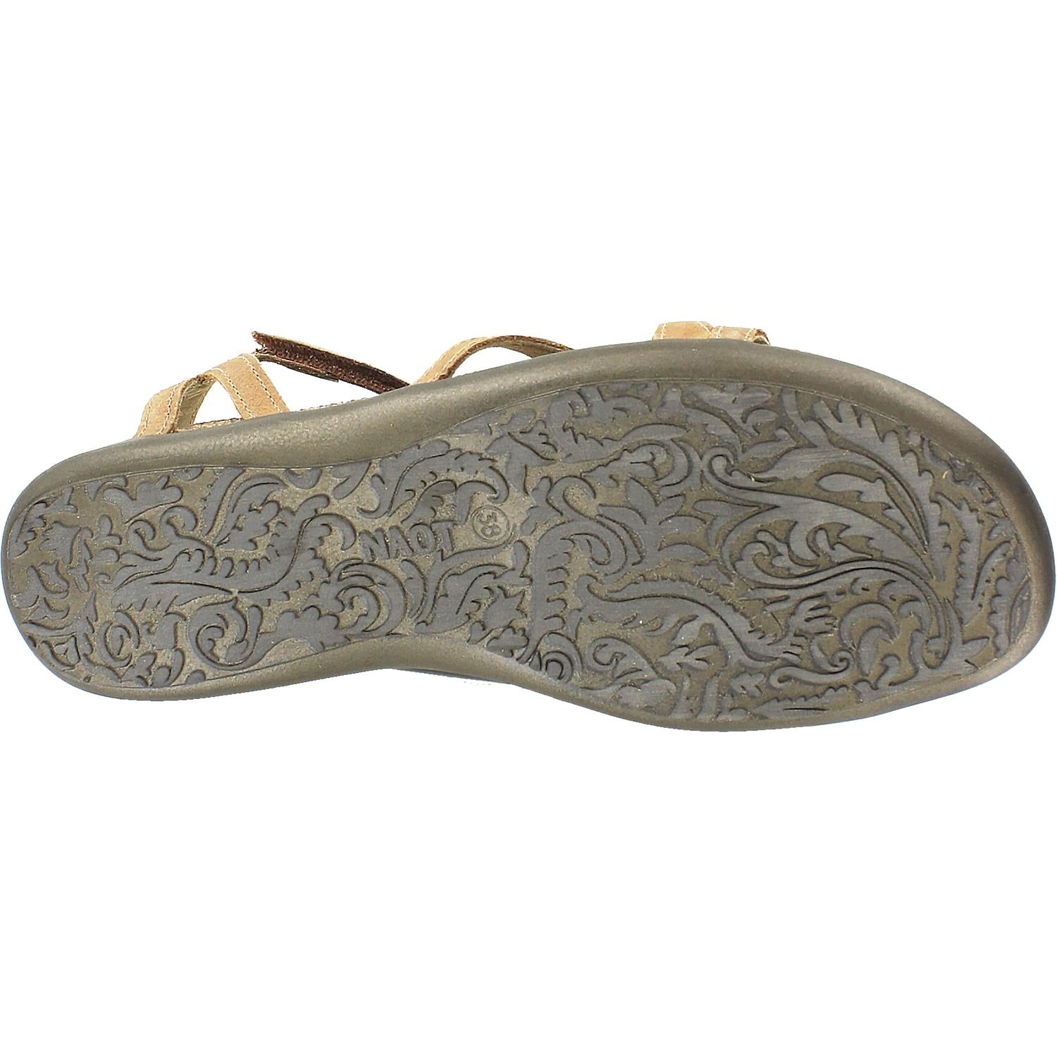 Naot Dorith Women's Slingback Sandals Latte Brown Leather