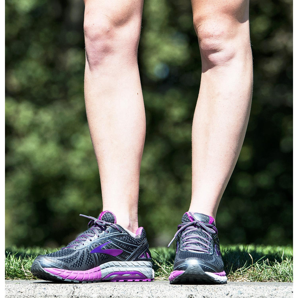 Brooks Ariel 18 Women's Running Shoes Ebony/Black/Thistle Mesh
