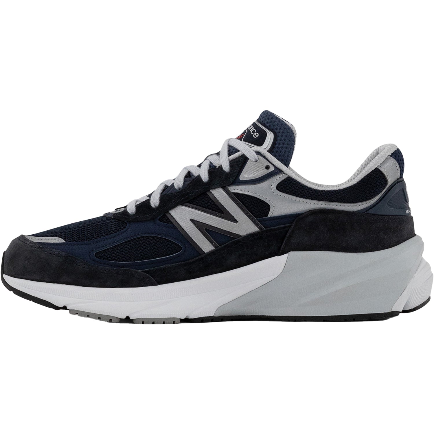 New Balance M990NV6 - Made in USA Men's Running Shoes Navy/White Suede/Mesh