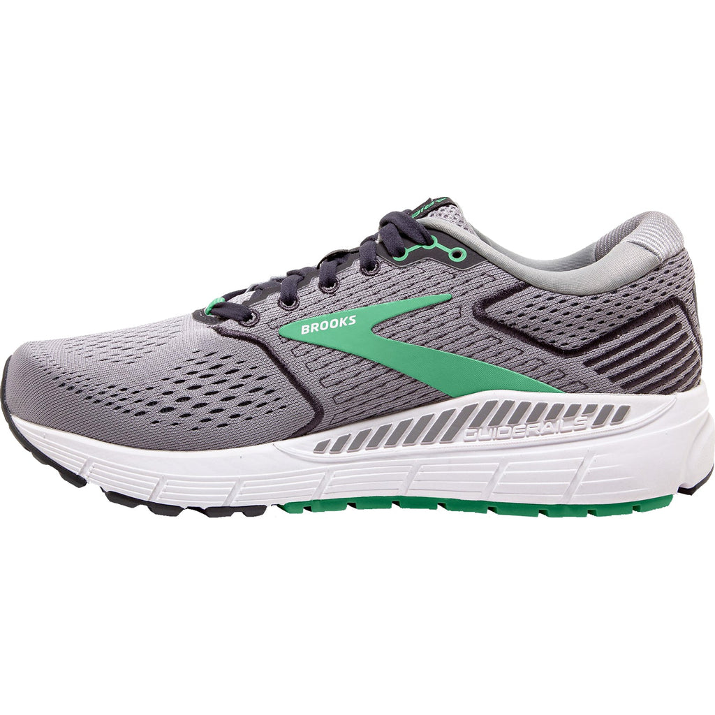 Brooks Ariel 20 Women's Road Running Shoes Alloy/Blackened Pearl/Green Mesh