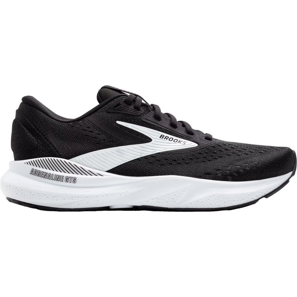 Brooks Adrenaline GTS 24 Stability Mesh (Stability Support) Women's Running Shoes Black/White