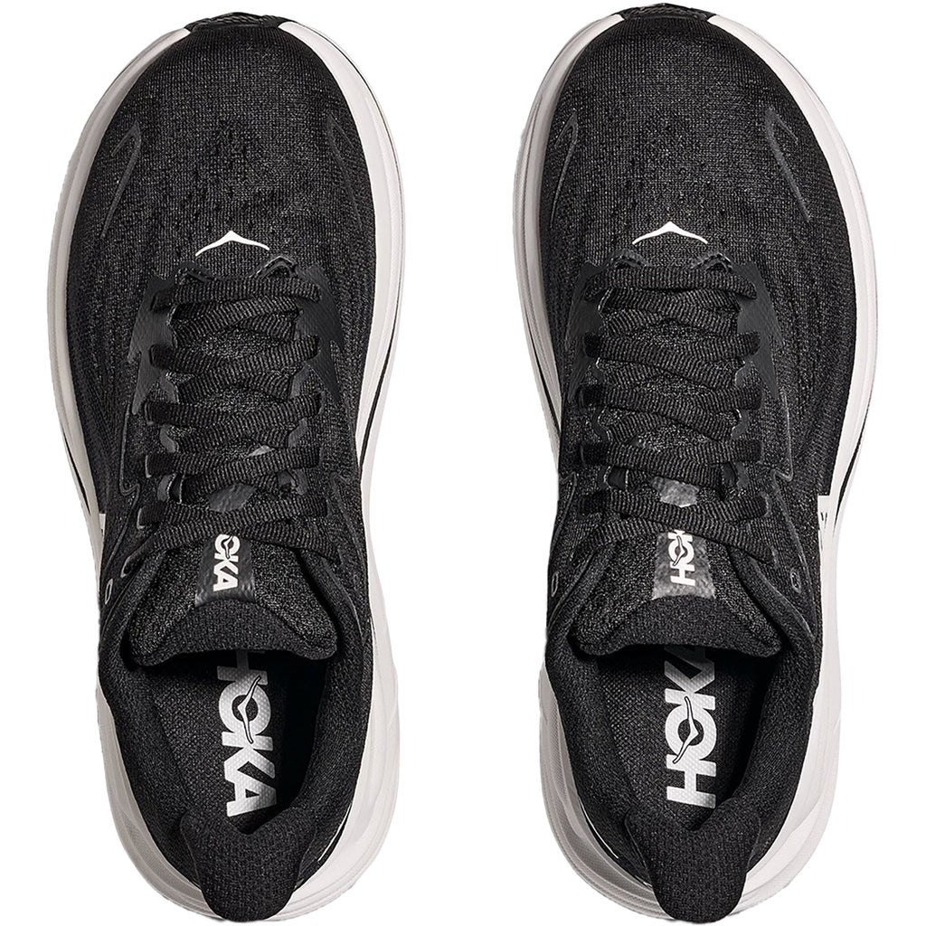 Hoka Clifton 10 (Neutral Support) Women's Athletic Shoes Black/White