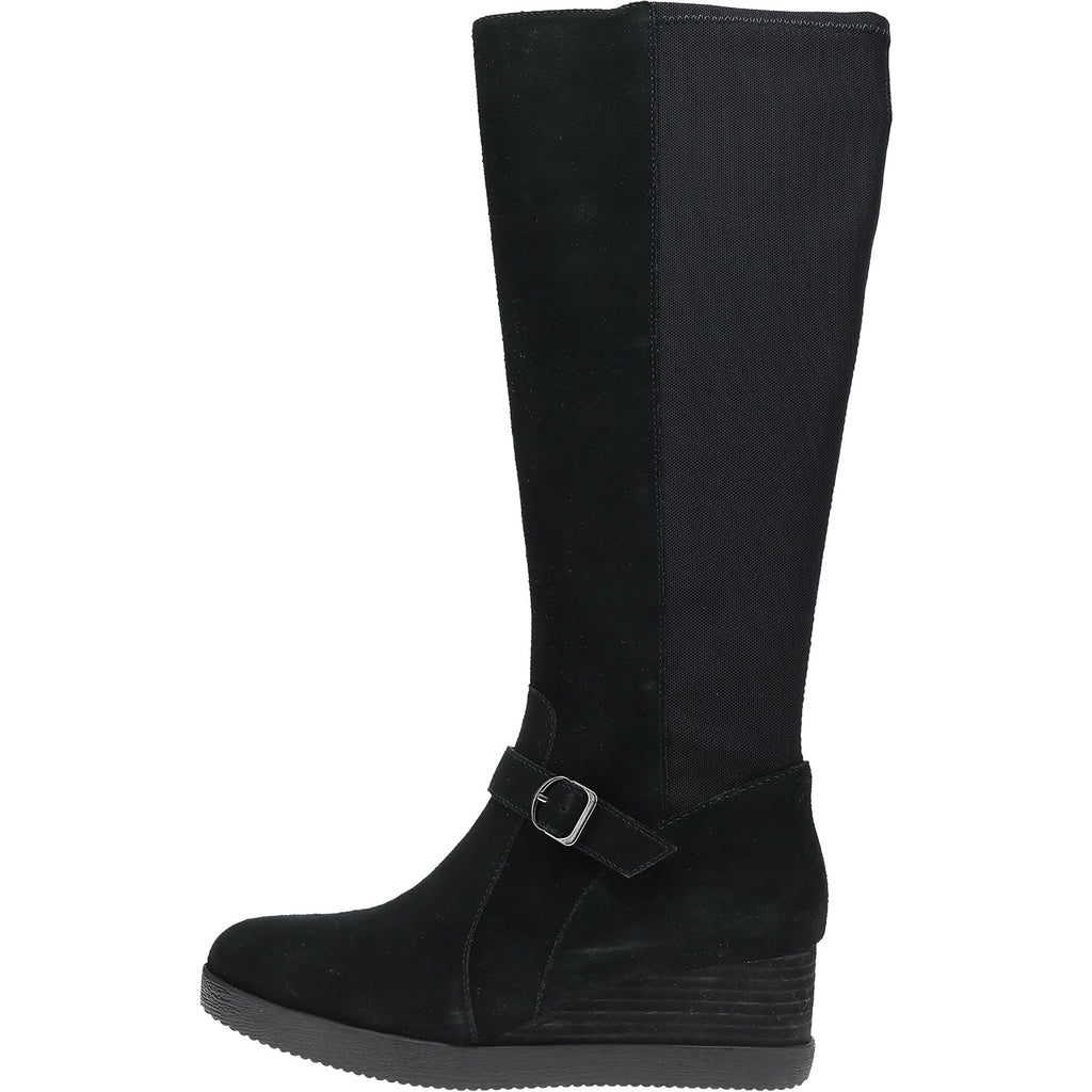 Dansko Shelia Women's Tall Waterproof Boots Black Waterproof Suede