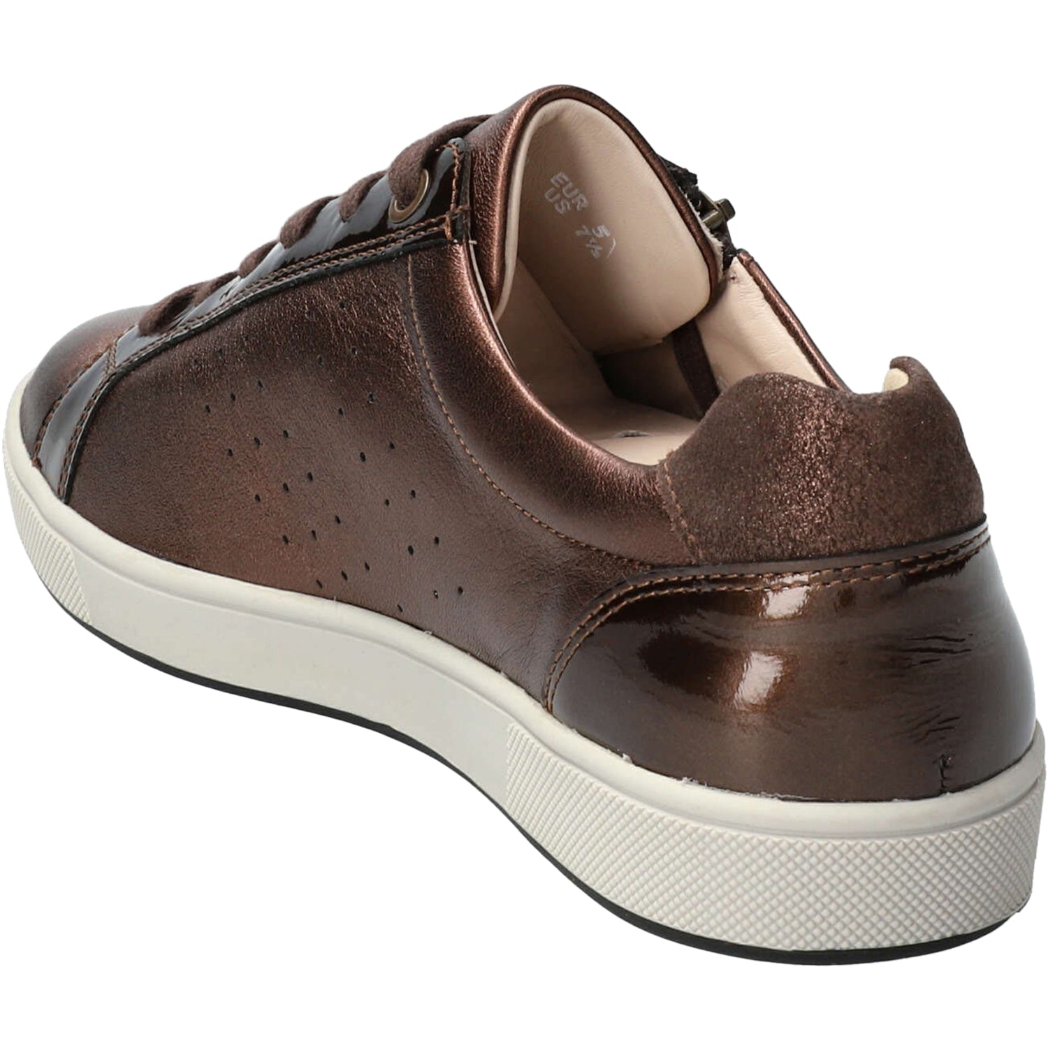 Mephisto Nikita 1 Women's Sneakers Bronze Charm Grained Leather