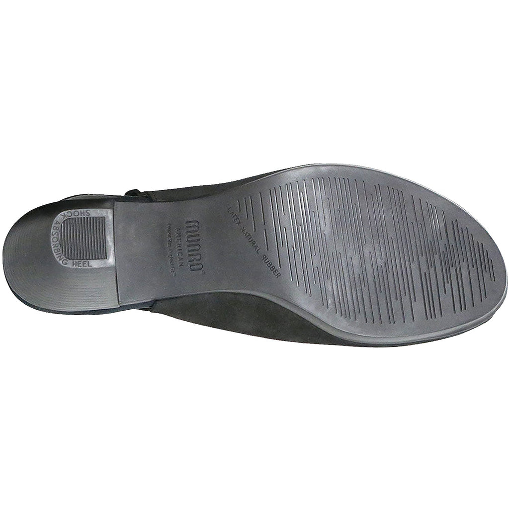Munro Abby Women's Ankle Strap Sandals Black Nubuck