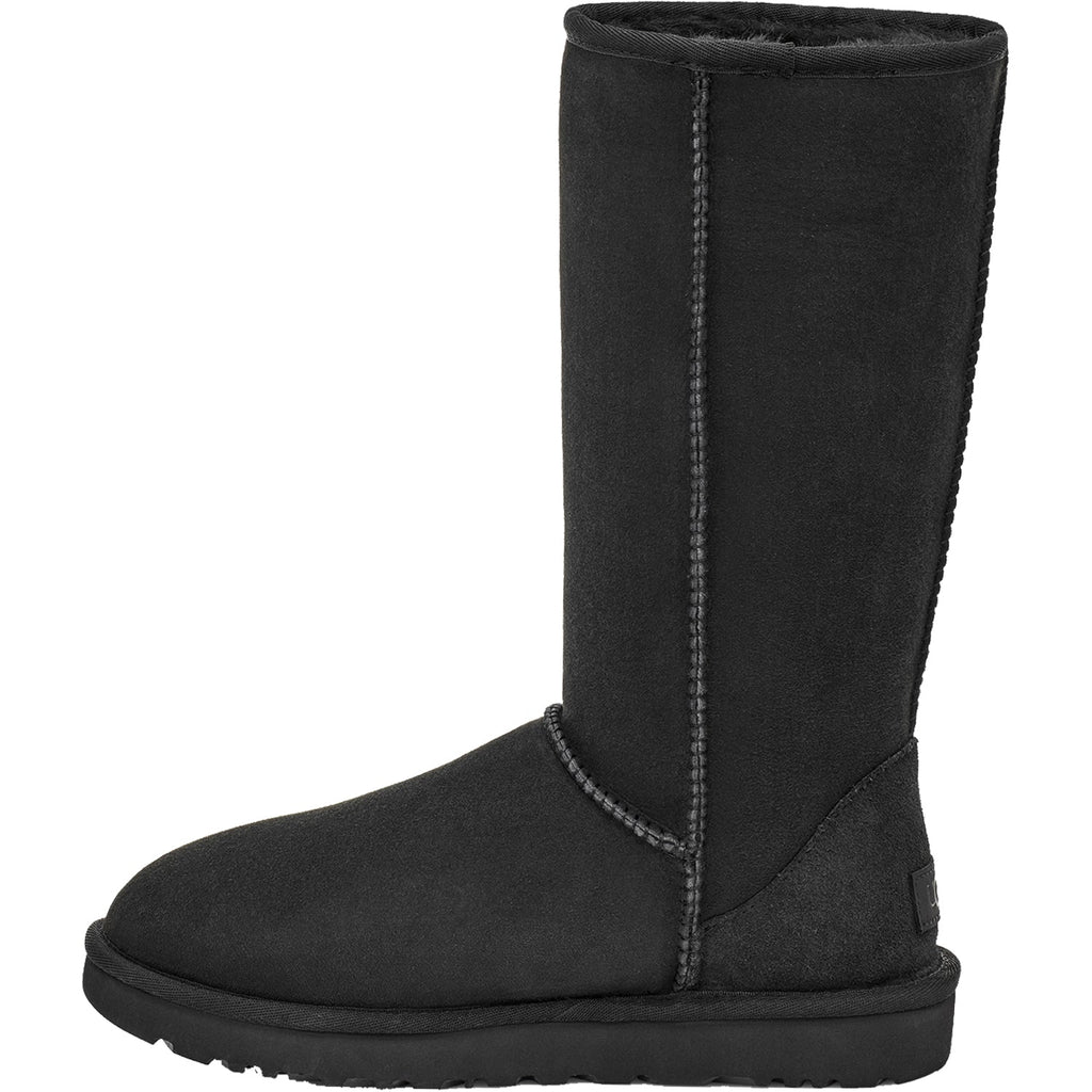 UGG Classic Tall II Women's Knee High Boots Black Sheepskin