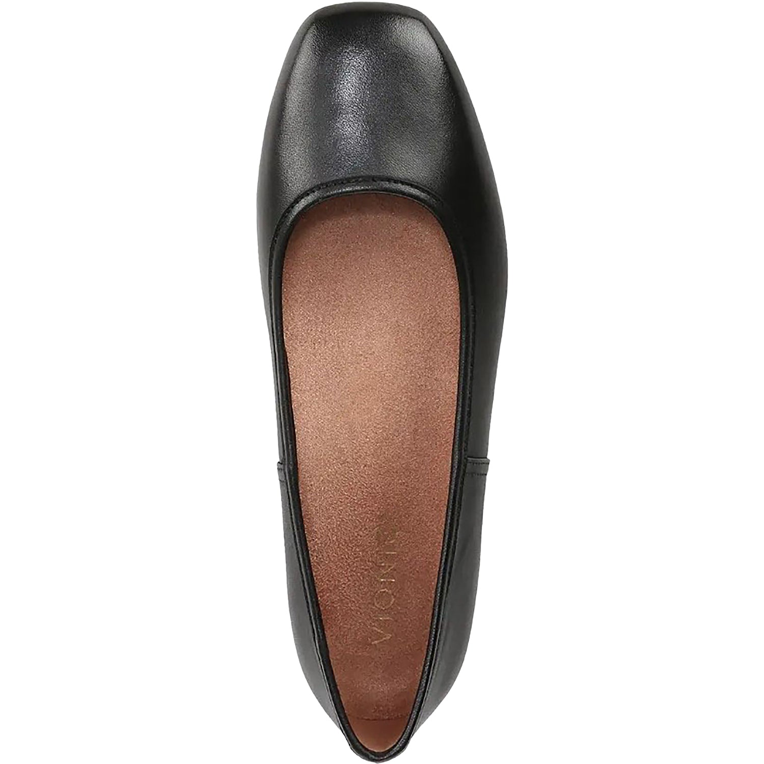 Vionic Orinda Women's Ballerina Flats Black Leather