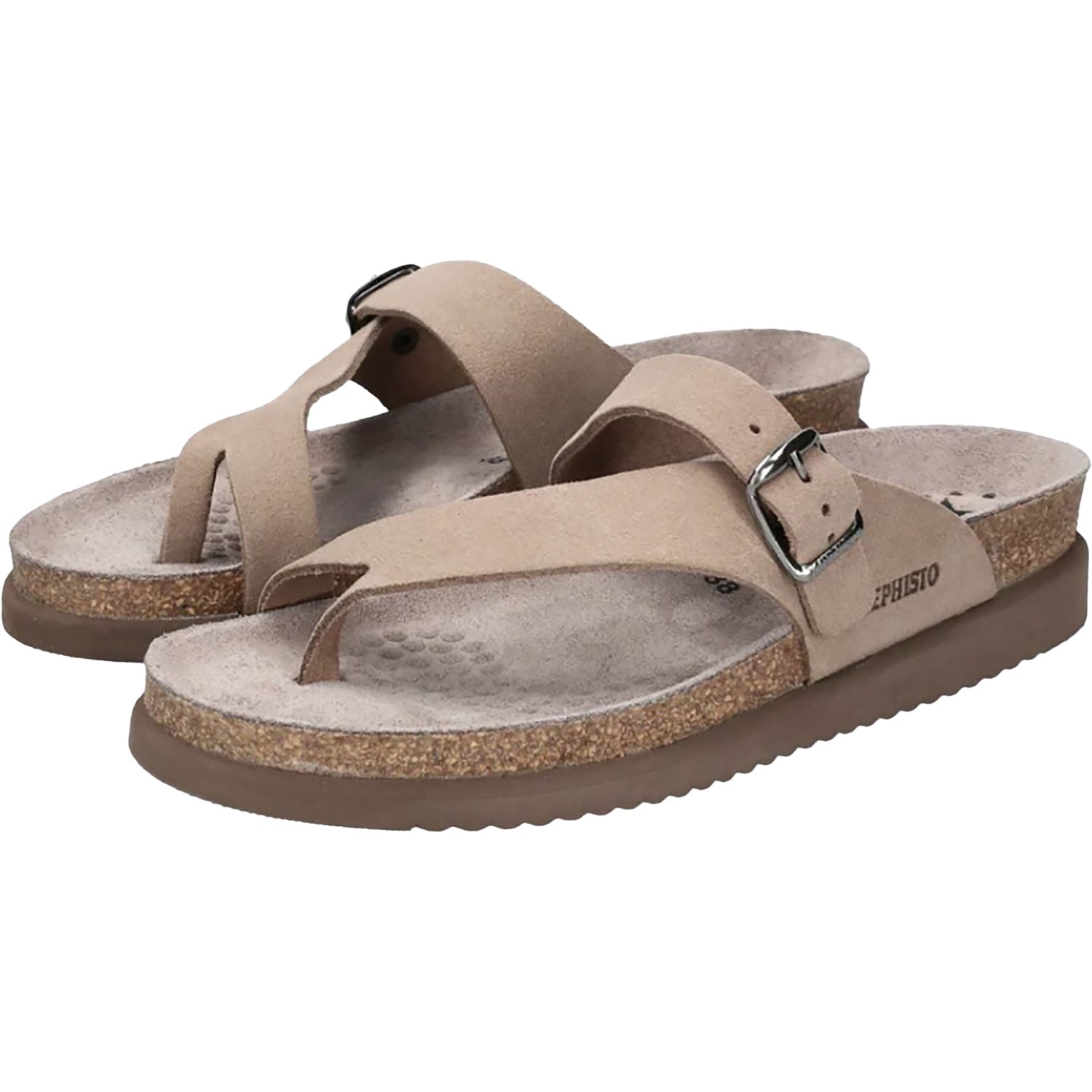 Mephisto Helen Women's Thong Sandals Warm Grey