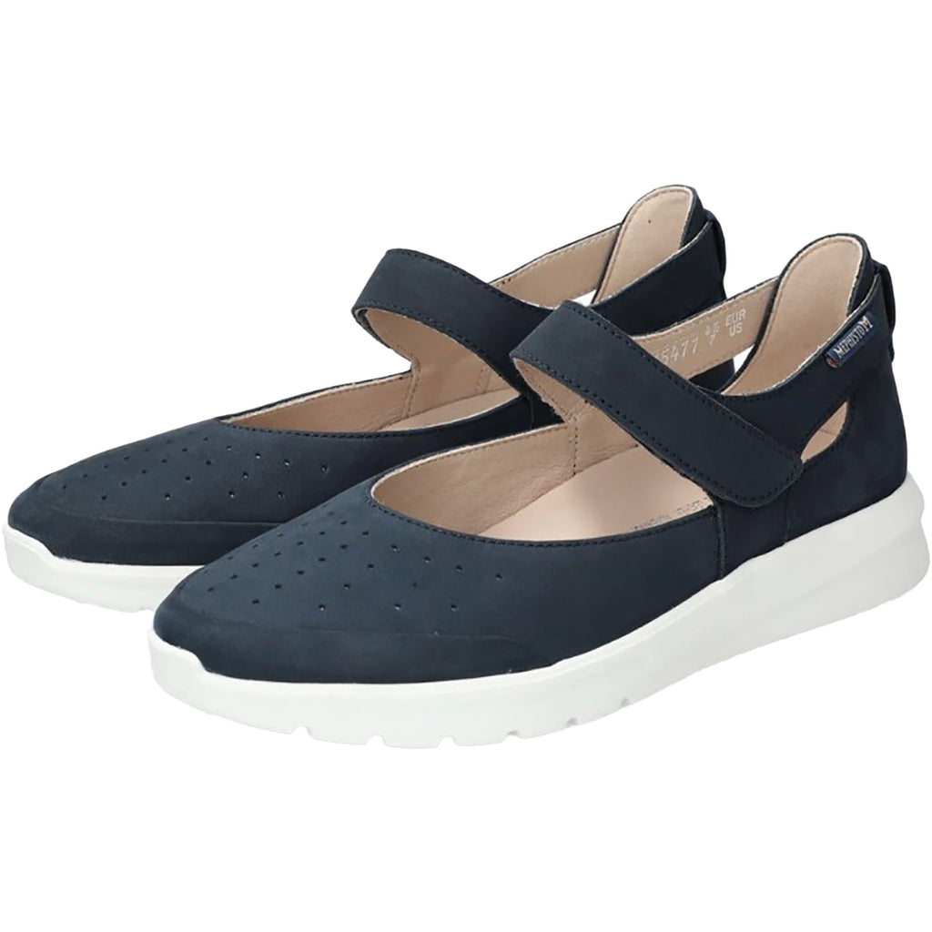 Mephisto Marsia Women's Sporty Mary Janes Jeans Blue Nubuck