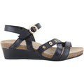 Naot Sparkle Women's Wedge Sandals Jet Black