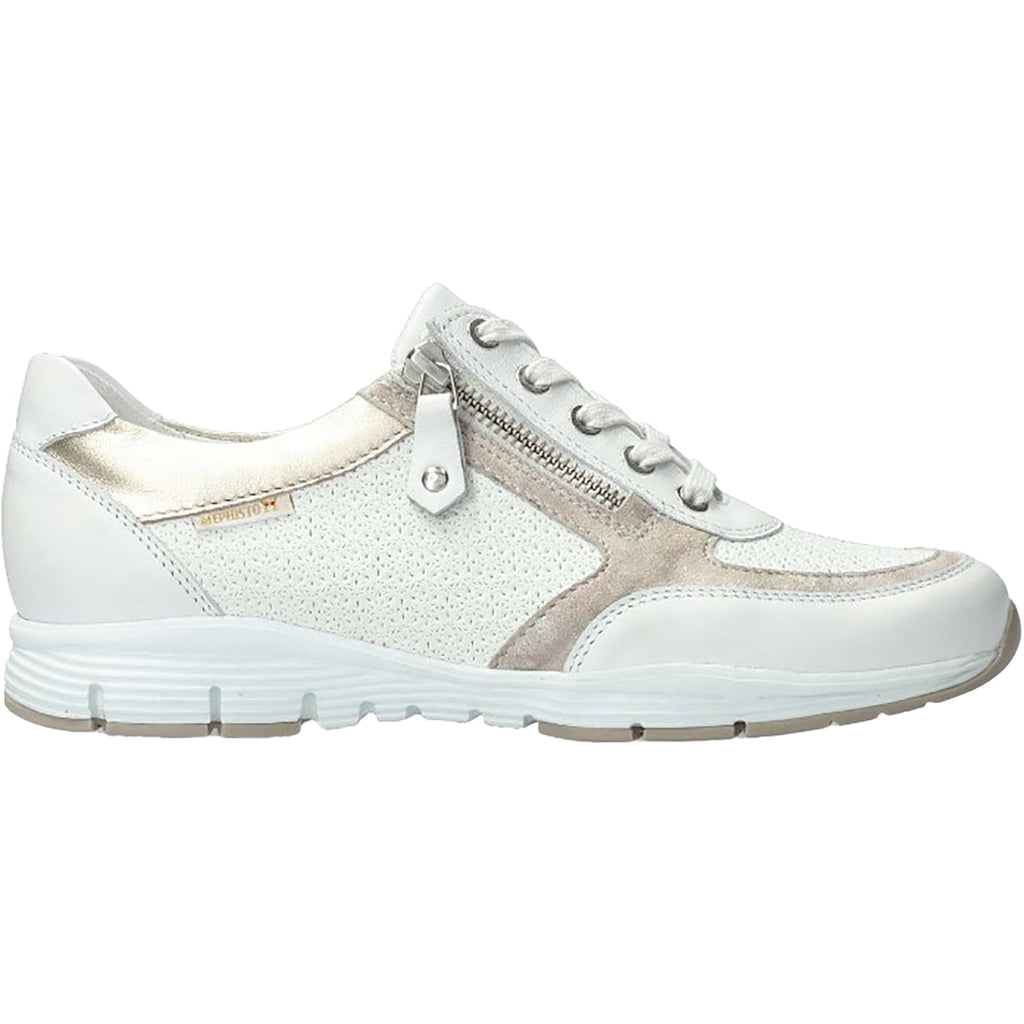 Mephisto Ylona Women's Sporty Sneakers White Multi Leather