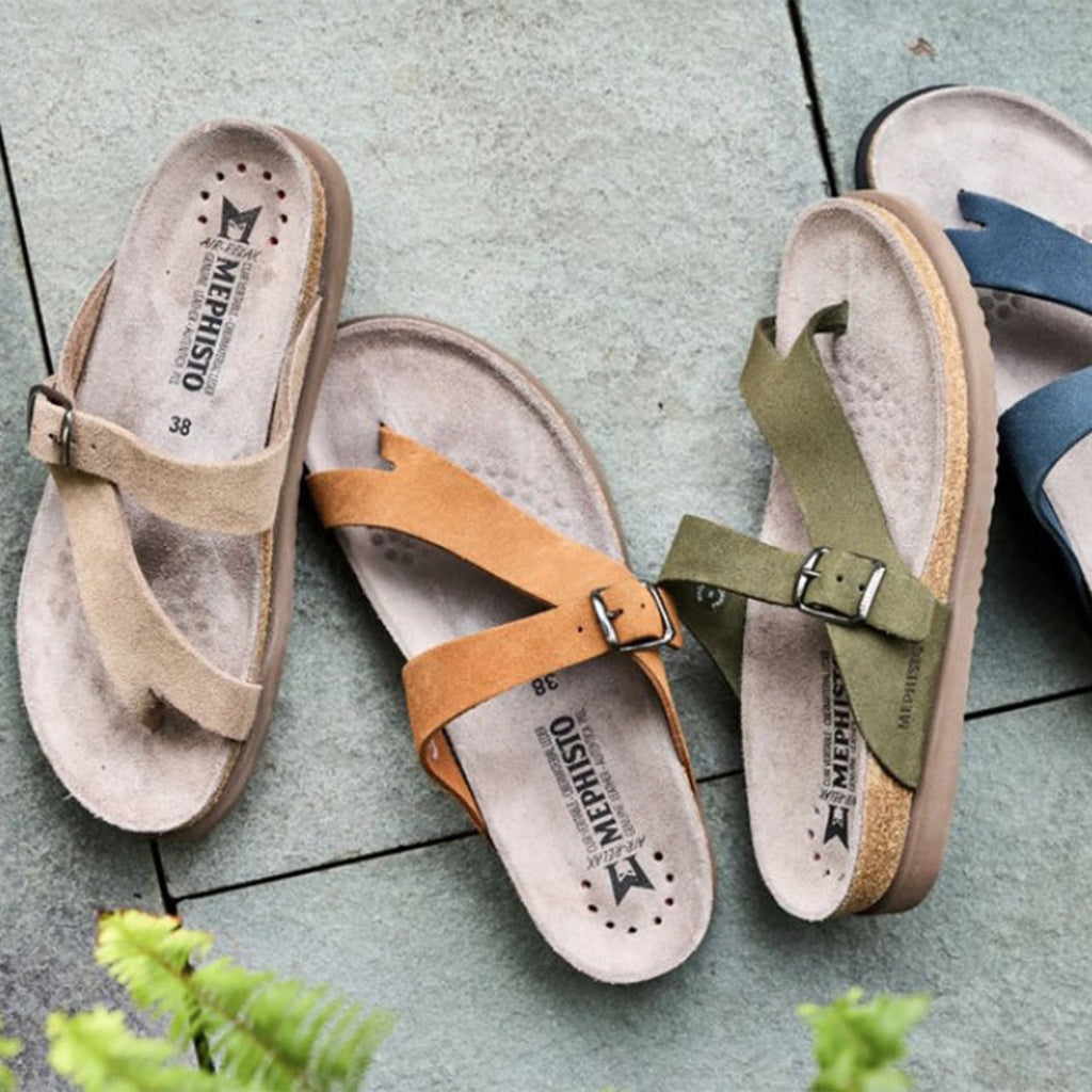 Mephisto Helen Women's Thong Sandals Warm Grey