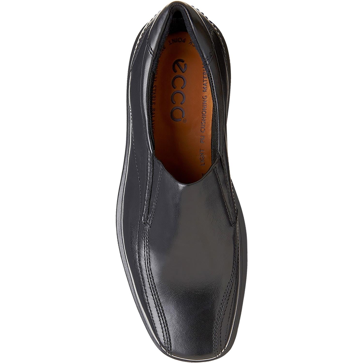 Ecco Helsinki Bicycle Toe Men's Loafers Black Leather