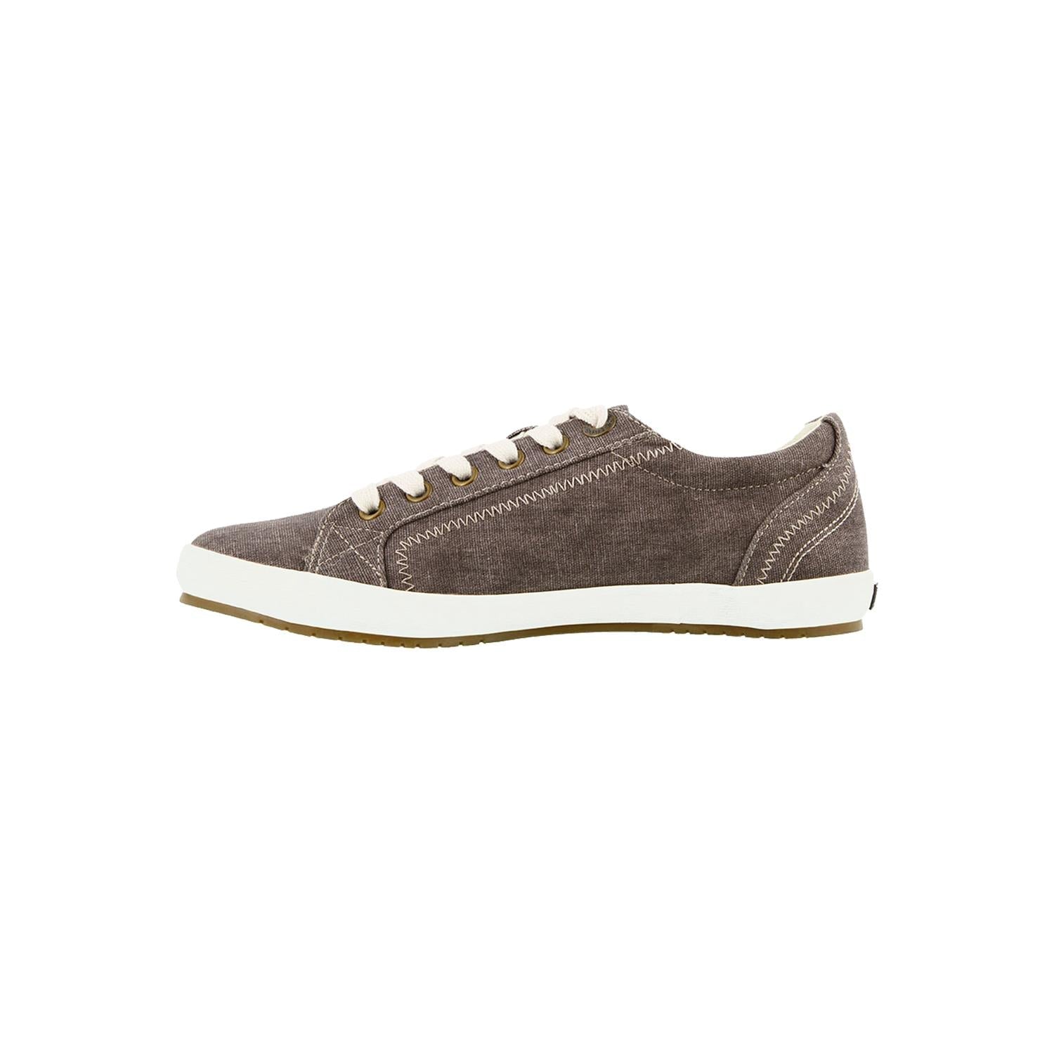 Taos Star Women's Walking Shoes Chocolate Washed Canvas