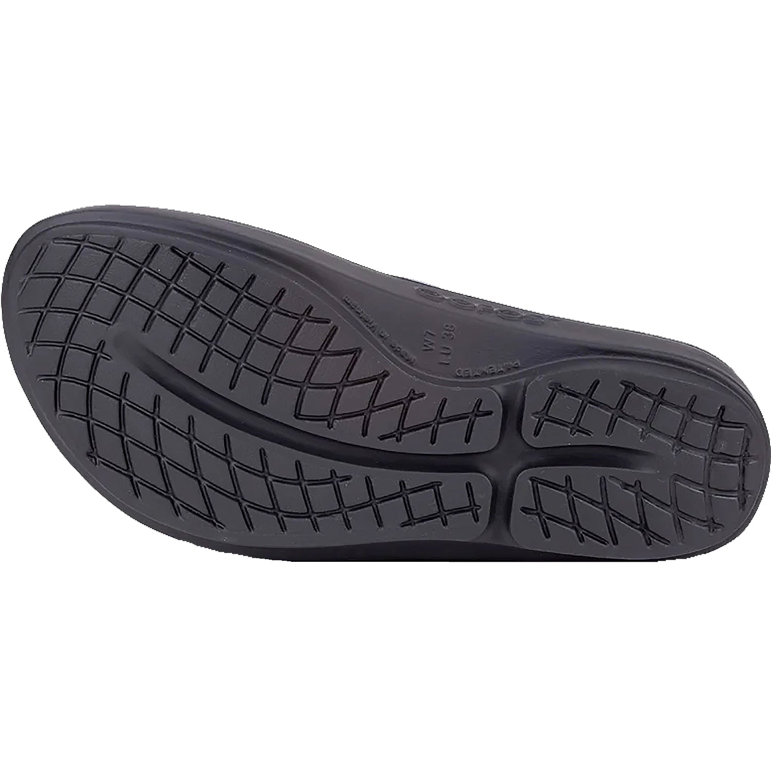 OOFOS OOlala Women's Recovery Sandals Black Synthetic