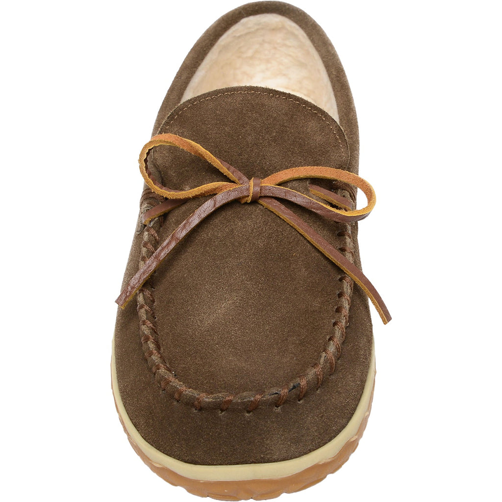 Minnetonka Tomm Men's Slippers Autumn Brown W/R Suede