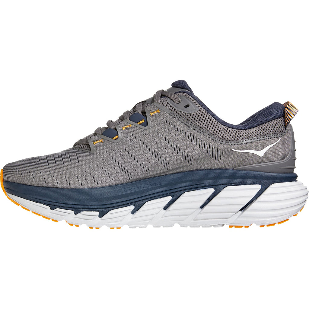 Hoka Gaviota 3 Men's Running Shoes Charcoal Grey/Ombre Blue Mesh