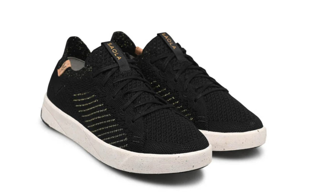 Saola Cannon Knit 3 Women's Athletic Shoes & Athleisure Shoes Black/Gold