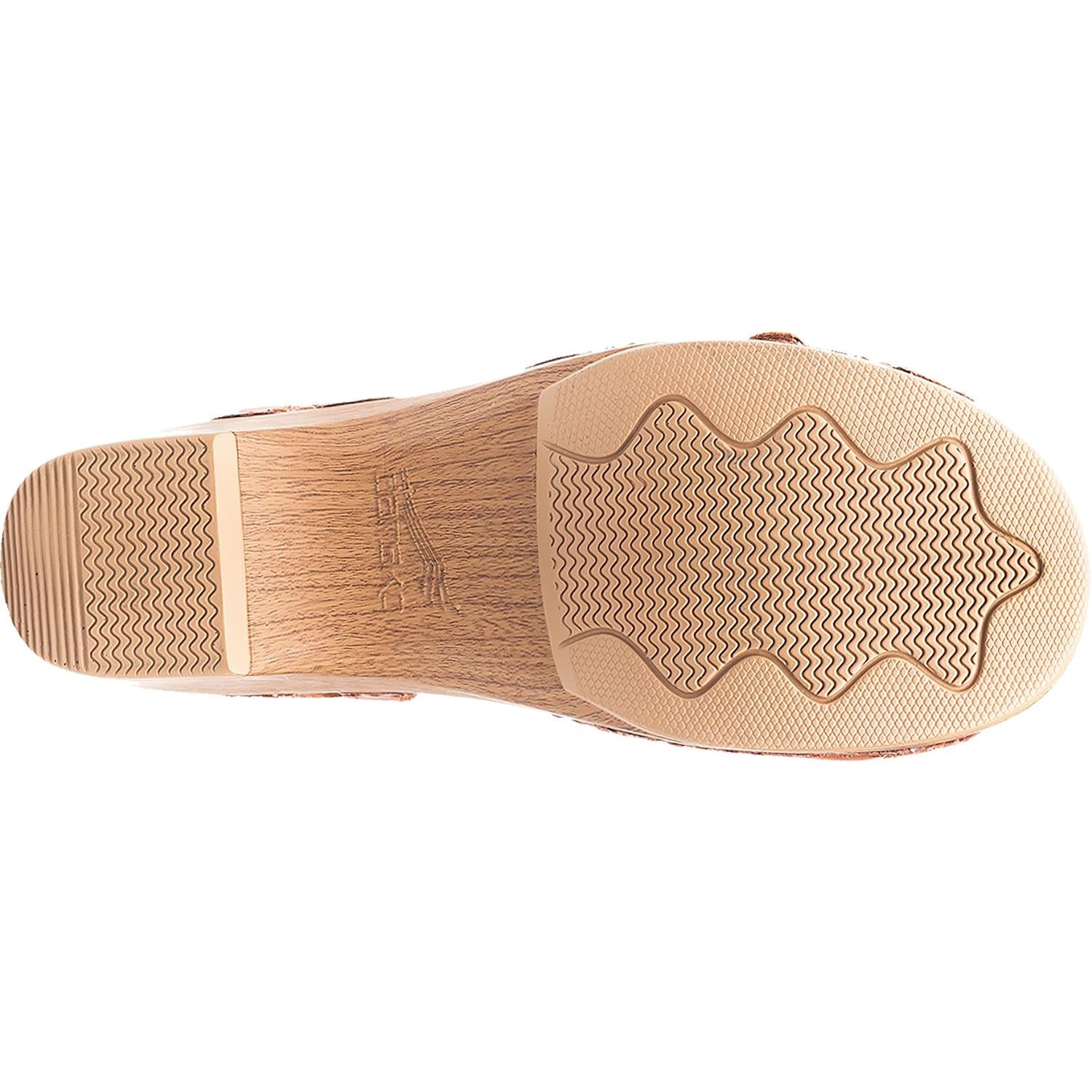 Dansko Season Women's Platform Sandals Camel Full Grain Leather
