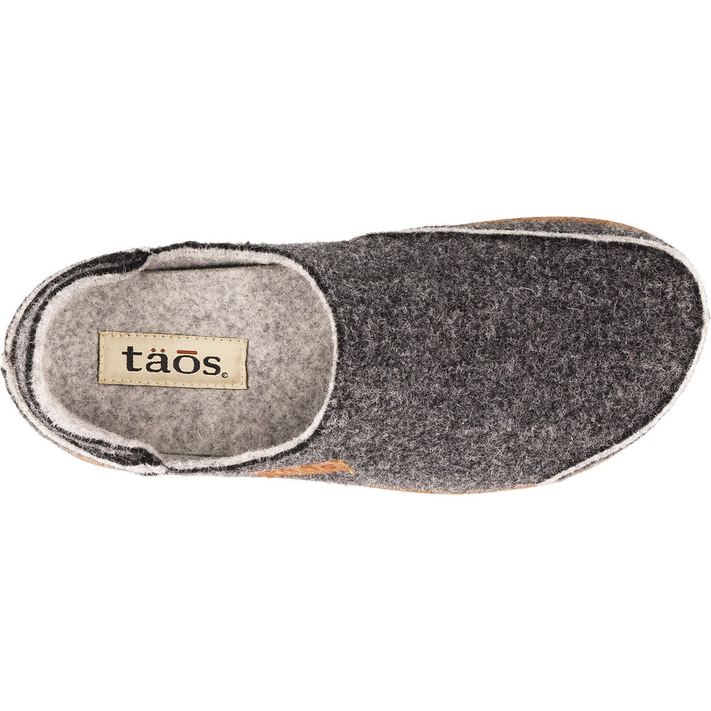 Taos Convertawool Unisex Convertible Slippers Charcoal Wool