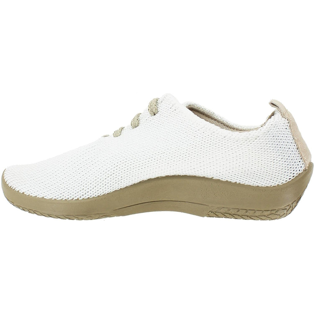 Arcopedico LS Women's Vegan Walking Shoes White Knit Fabric
