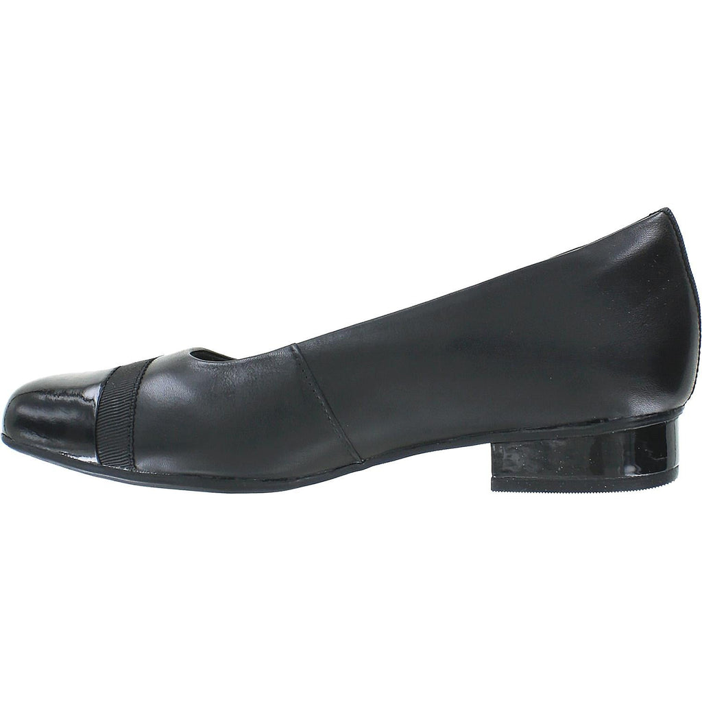 Clarks Keesha Rosa Women's Slip On Pumps Black Leather