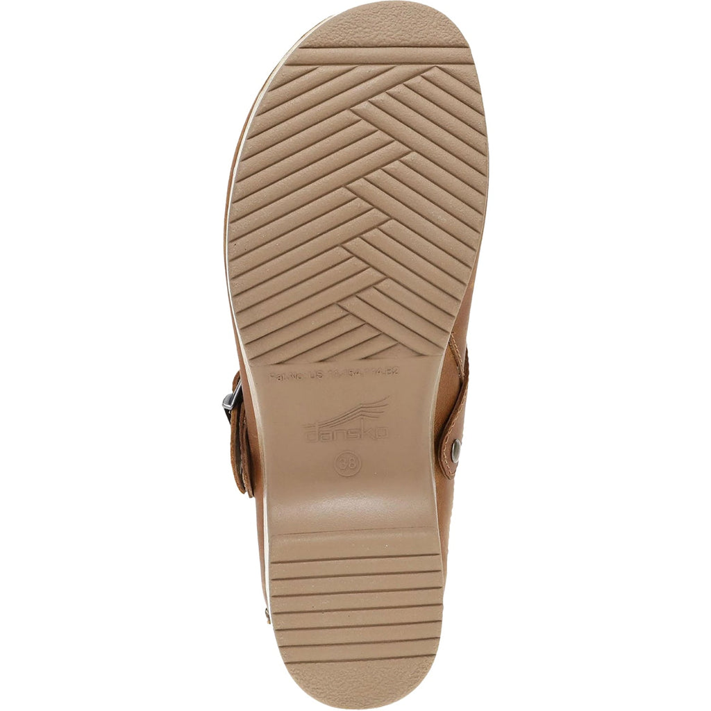Dansko Baylor Women's Clogs Tan Oiled Pull Up Leather