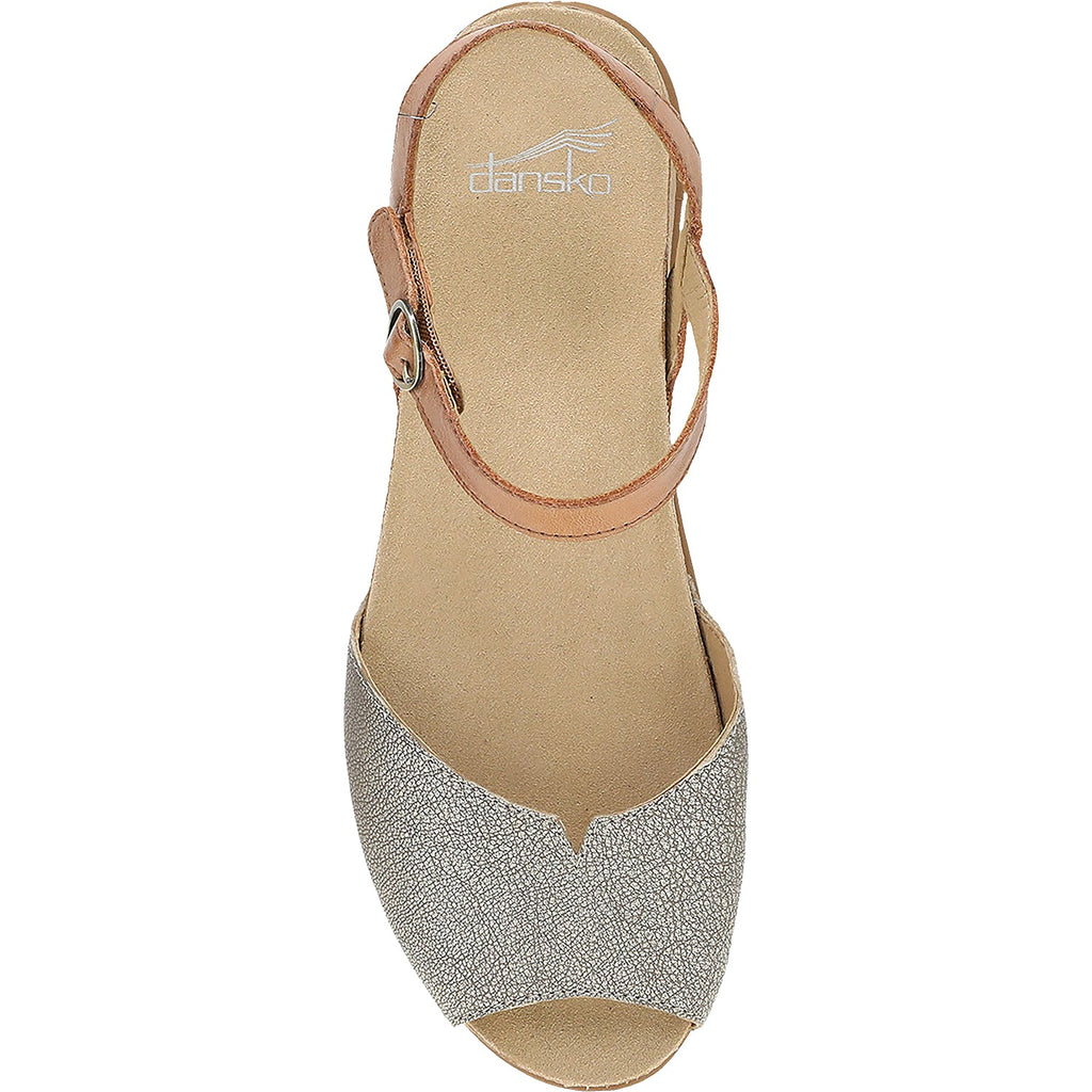 Dansko Cass Women's Sandals Platino/Tan Leather