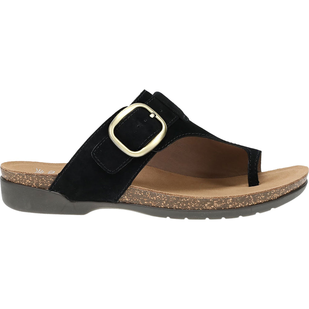Dansko Rylee Women's Sandals Thong Sandals Black Suede
