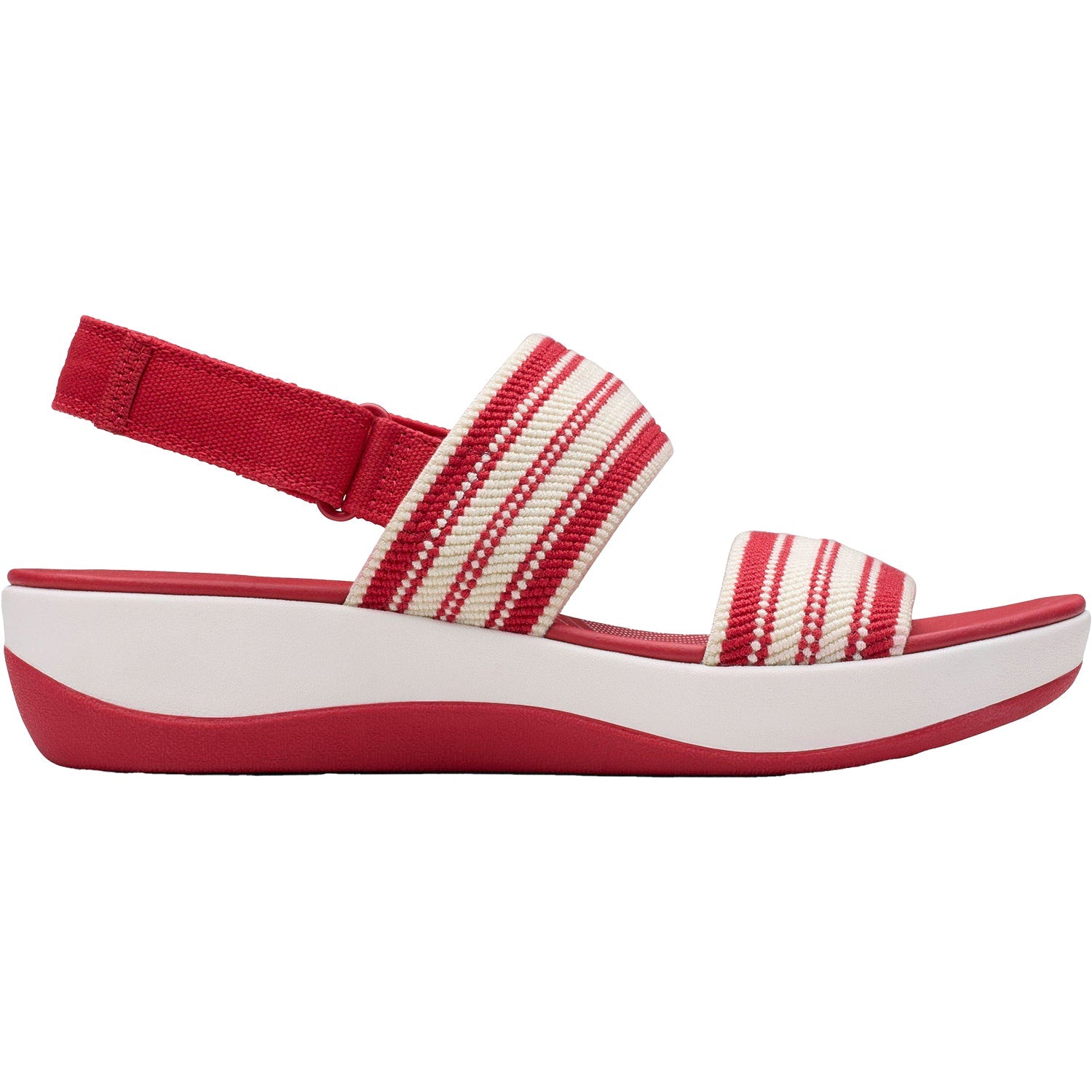Clarks Cloudsteppers Arla Stroll Women's Sandals Cherry Combi Knit Synthetic