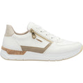 Rieker 58902-80 Women's Shoes Weiss/Porzellan/Muschel Synthetic