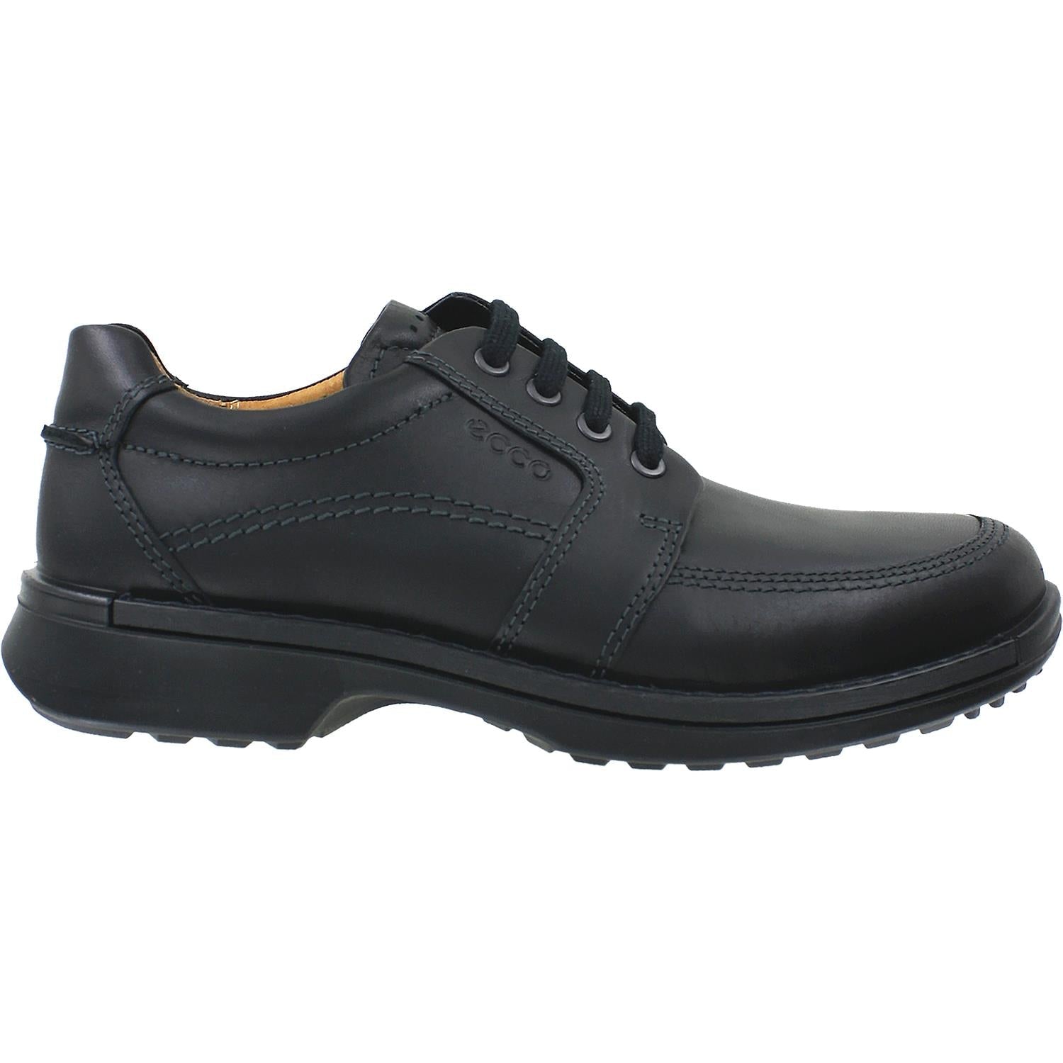 Ecco Fusion II Tie Men's Walking Shoes Black Leather