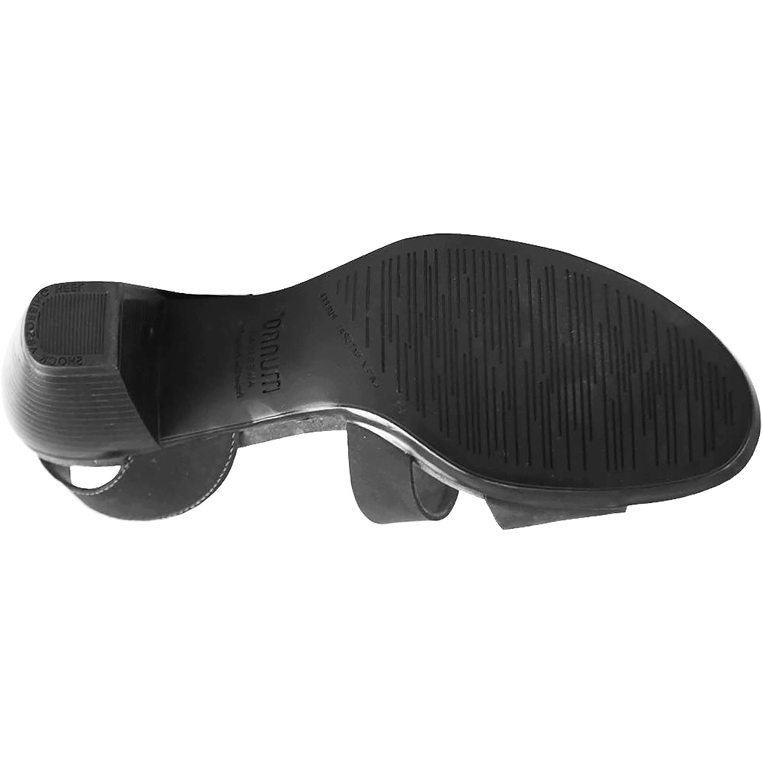 Munro Lucia Women's High Heel Ankle Strap Sandals Black Nubuck