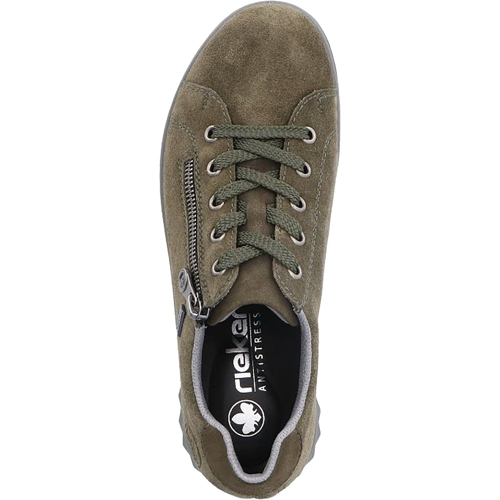 Rieker 59000-54 Vegan Women's Shoes Khaki/Moor