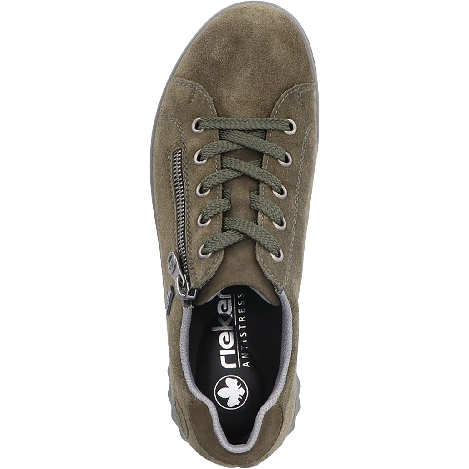 Rieker 59000-54 Vegan Women's Shoes Khaki/Moor