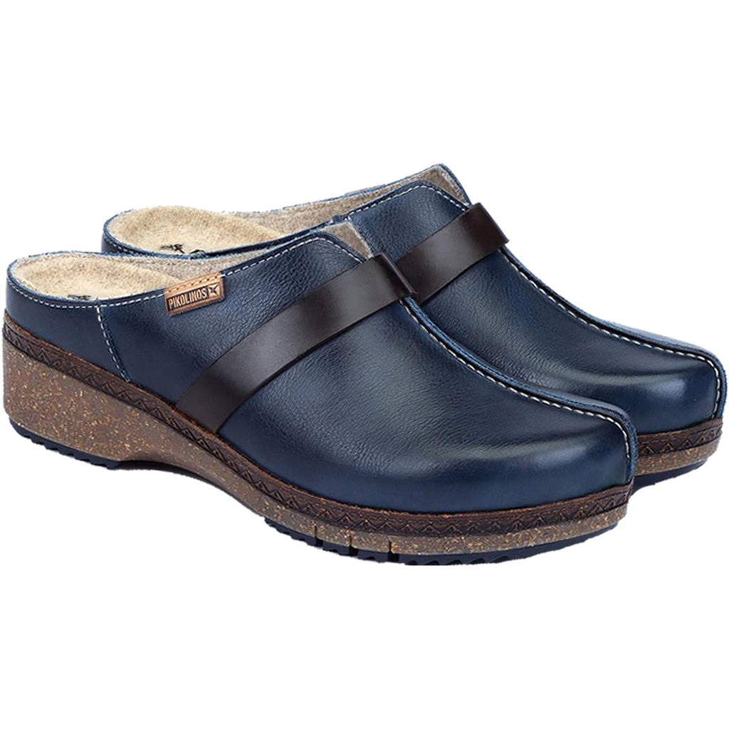 Pikolinos Granada W0W-3590C1 Women's Clogs Ocean Leather