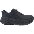 Hoka Bondi SR (Neutral Support) Women's Walking Shoes Black Leather