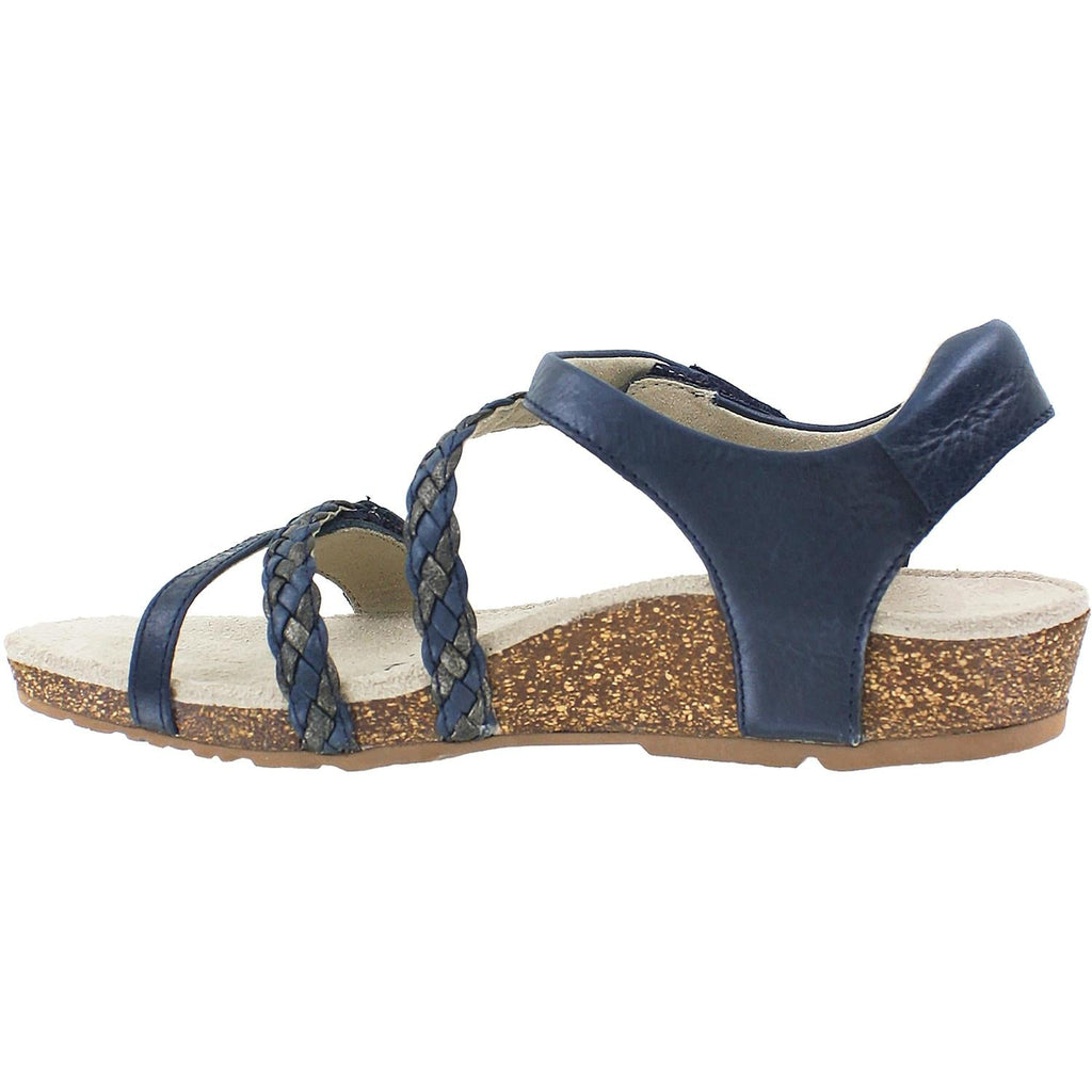 Aetrex Jillian Women's Backstrap Sandals Navy Leather
