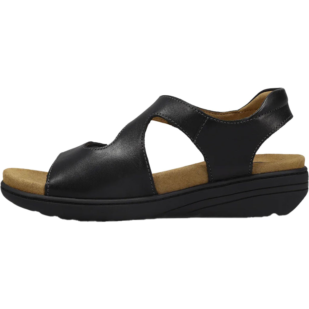 Taos Serene Women's Sandals Black Leather
