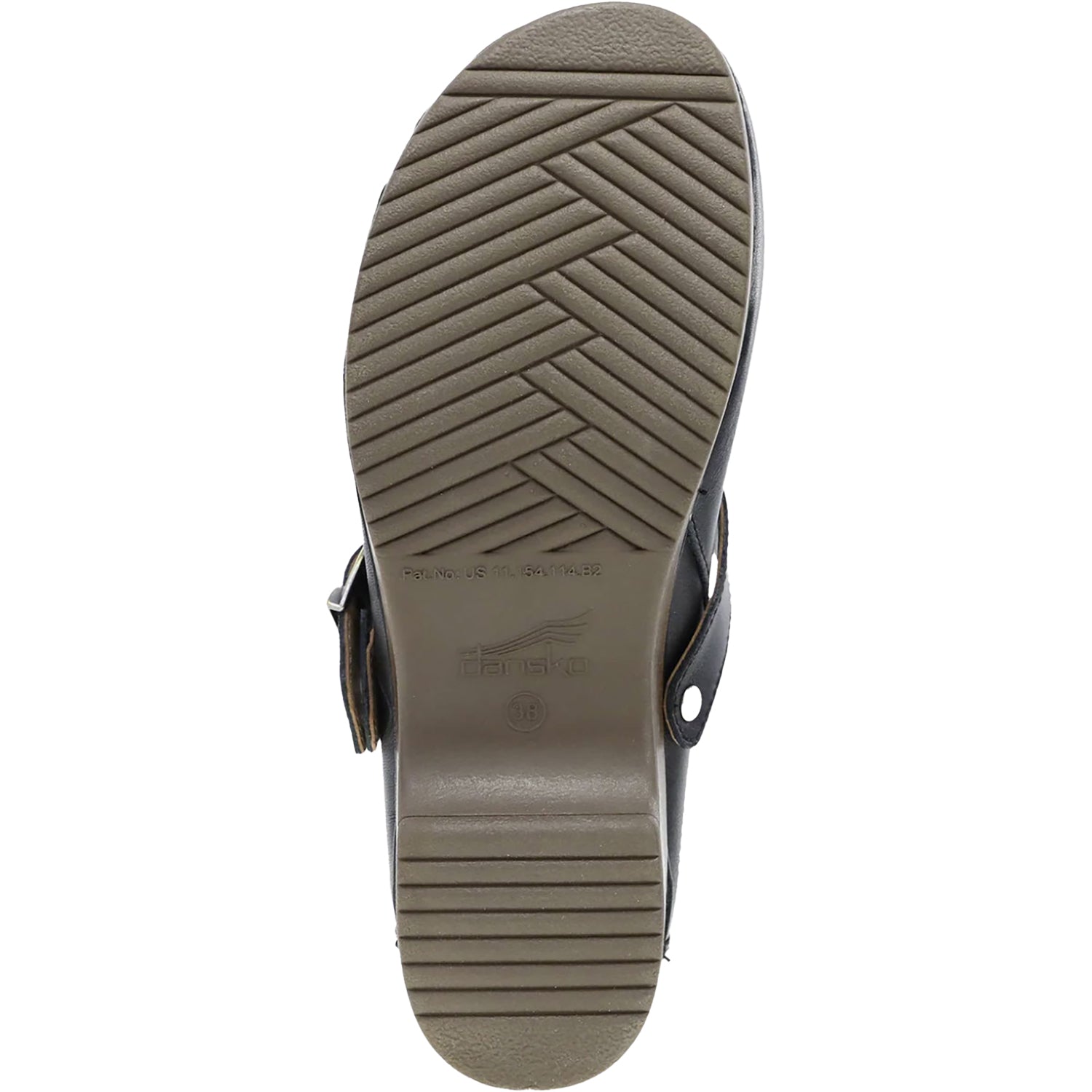 Dansko Baylor Women's Open Back Clogs Black Calf Leather