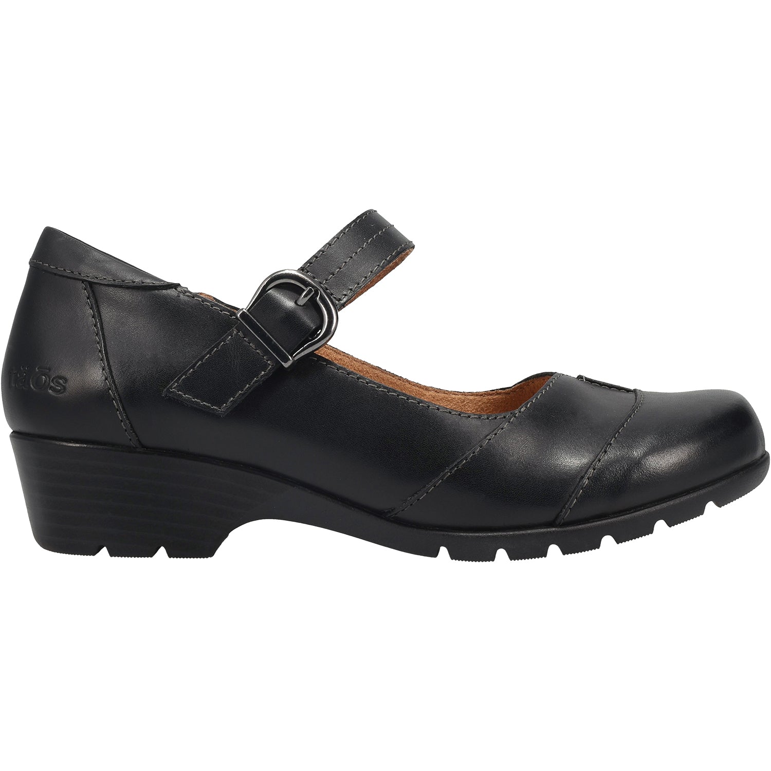 Taos Routine Women's Mary Janes Black Leather