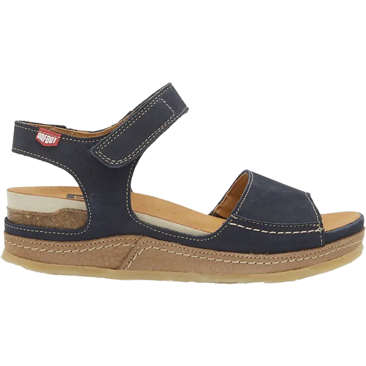 On Foot 240 Vegas Women's Platform Sandals Navy