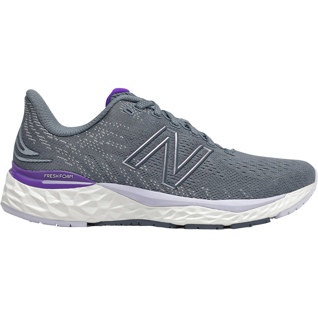 New Balance Fresh Foam W880D11 Women's Running Shoes Ocean Grey/Deep Violet Mesh