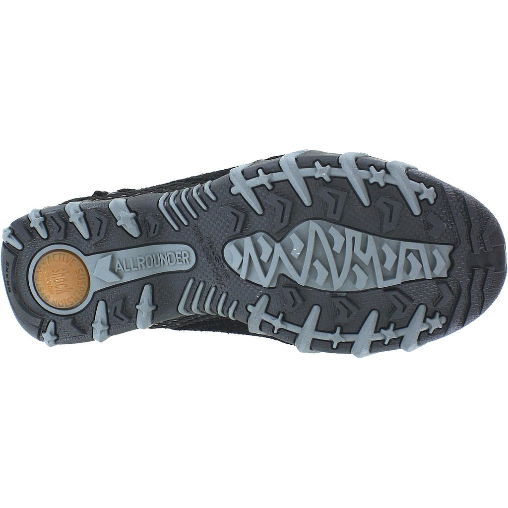 Allrounder by Mephisto Niro Women's Mary Janes Black/Black Suede/Mesh