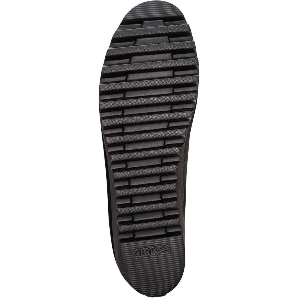 Aetrex Joanne Women's Mary Janes Black Leather