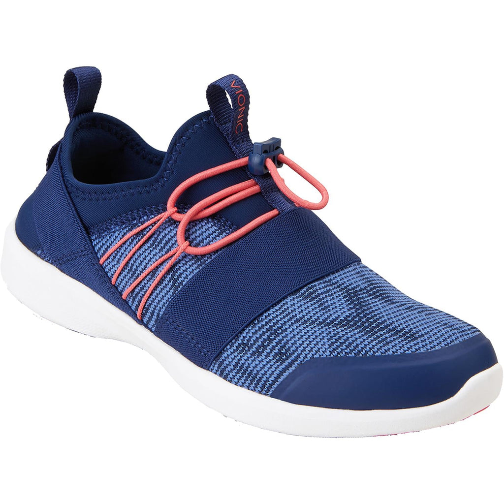 Vionic Alaina Women's Active Walking Shoes Navy Mesh