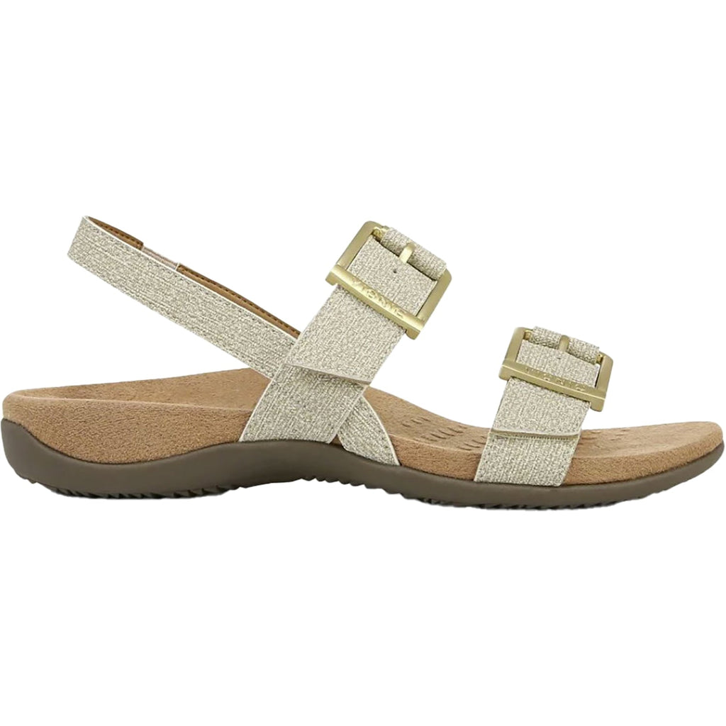 Vionic Reese Women's Sandals Oatmeal Denim Synthetic