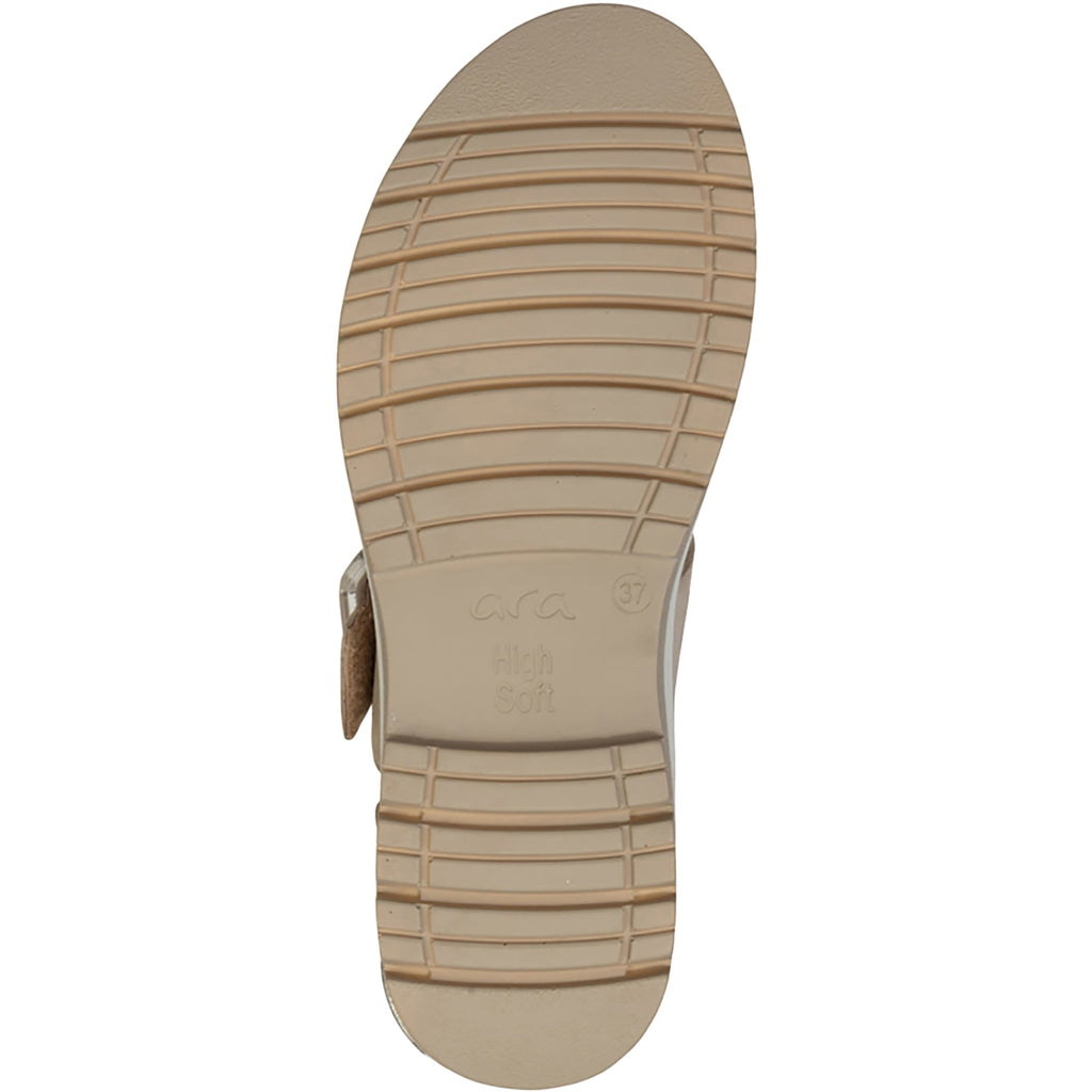 Ara Marbella Women's Sandals Sand Metallic Leather