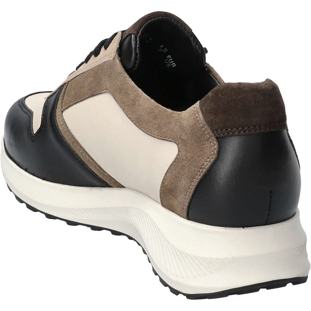 Mephisto Kim Grained Women's Zip Sneakers Black/Fog